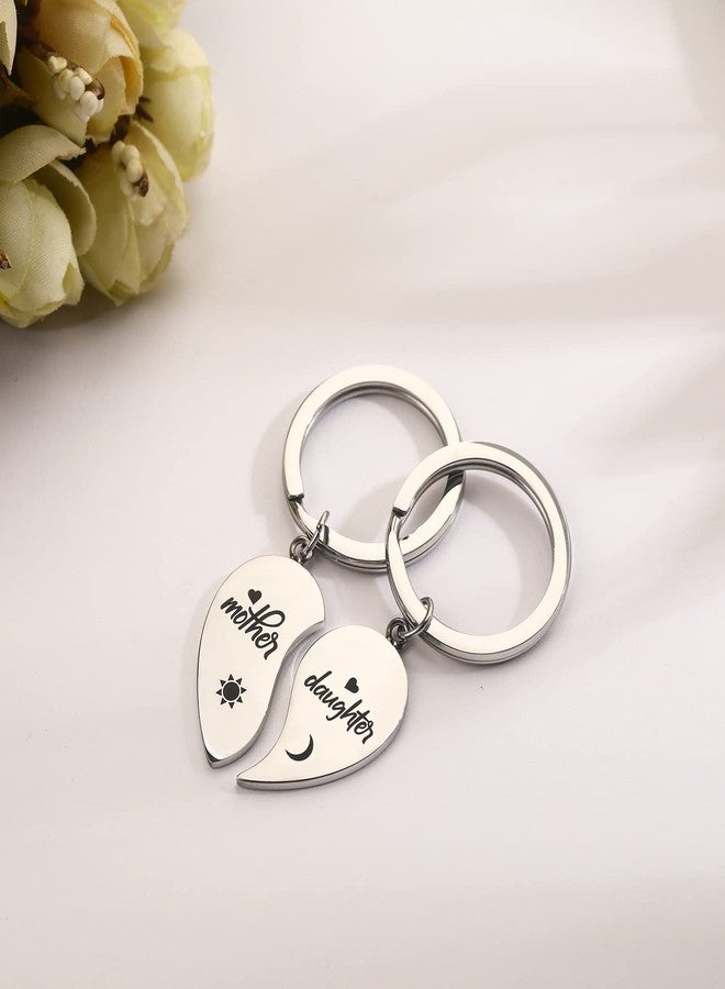 Yonhon Mother Daughter Keychains Set for 2, Mom Daughter Matching Keychains for 2 - Image 3